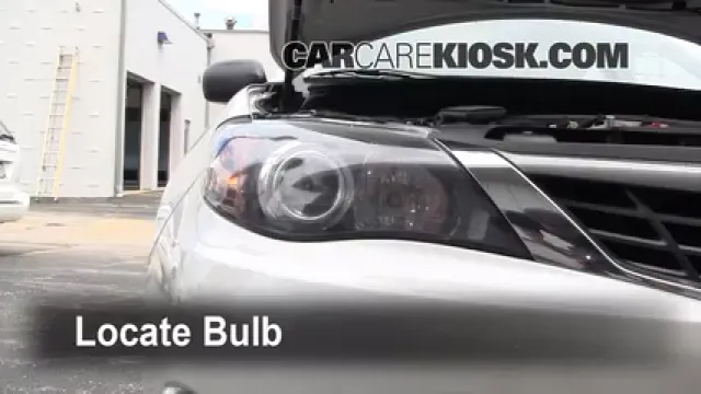 2008 Subaru Impreza 2.5i 2.5L 4 Cyl. Sedan Éclairage Feu clignotant avant (remplacer l'ampoule)